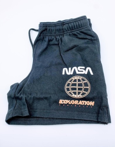 NASA Men's Small Black Shorts NASA Exploration Curiosity Officially Licensed New - Picture 4 of 10