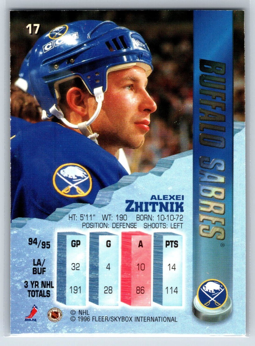1995-96 Metal Alexei Zhitnik Buffalo Sabres #17 | eBay