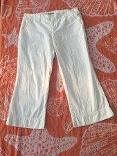 Lilly Pulitzer pants size 4 cropped white cotton Palm Beach fit