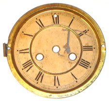 Antique Waterbury Mantel Clock Dial / Face Pan Part (No Glass Door) D2