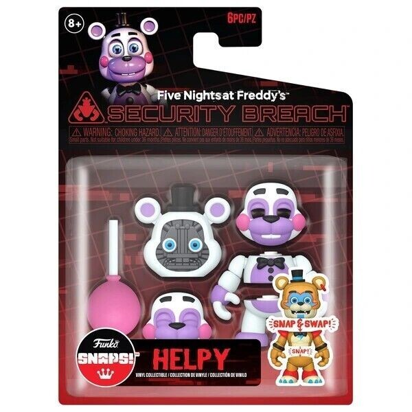 Five Nights At Freddys Snaps Helpy Figure Freddy FNAF Funko Collectable NEW