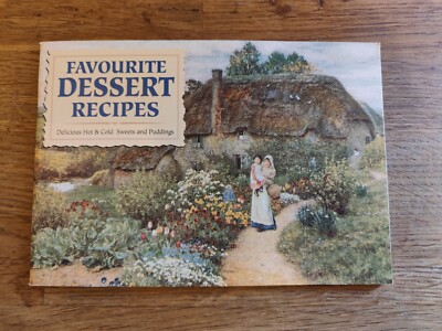 BOOKLET - Lieblingswüsten Rezepte Heft Traditionell Hot Cold Sweets Puddings