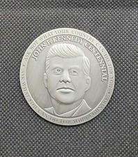 JFK John F Kennedy Happy Birthday Mr President Geocoin LE100 VHTF UNACTIVATED