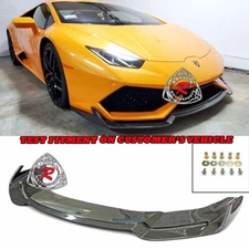Fits 15-19 Lamborghini Huracan LP610-4 RZ-Style Front Bumper Lip (Carbon Fiber)