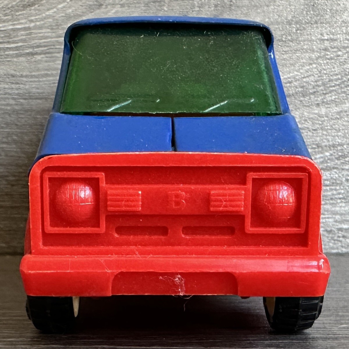 Vintage Metal Buddy L Blue Hippie Van Bubble Moon Windows Vintage Metal Buddy L Blue Hippie Van Bubble Moon Windows