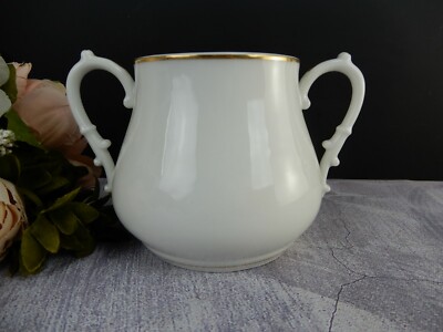 Vintage Gold Rimmed Sugar Flower Bowl *Missing Lid*