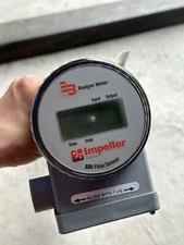 AS/IS 8SDI0H1N11-0200 Badger Meter Flow Insertion Flow Meter, Stainless Steel