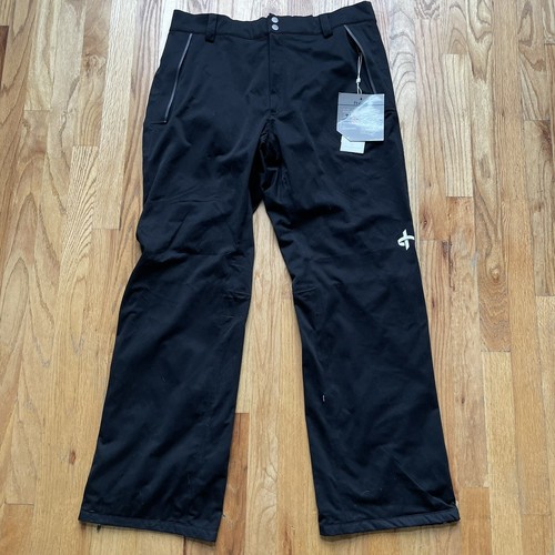 Black Windbreaker Rain Golf Pants 