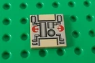 *NEW* Lego Star Wars Rebel Ship Engine Detail 2x2 Stud Tile Tan Plate  x 1