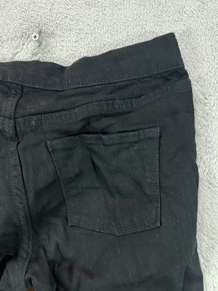 Pantalones de mezclilla ajustados Old Navy para niñas XL 14-16 negros cintura ajustable 28x27 Foto 2 de 4