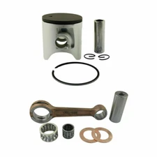 Connecting Rod & Piston Rings Pin Kit STD 54mm for Honda CR125 CR125R 1992-2005