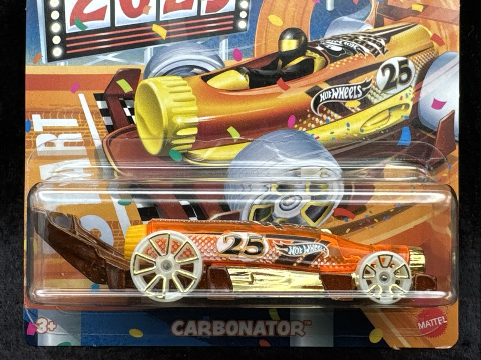 Hot Wheels Feliz Neues Jahr 2025 Carbonator – Limitierte Edition, 1:64 Modellauto, Sammlerstück!