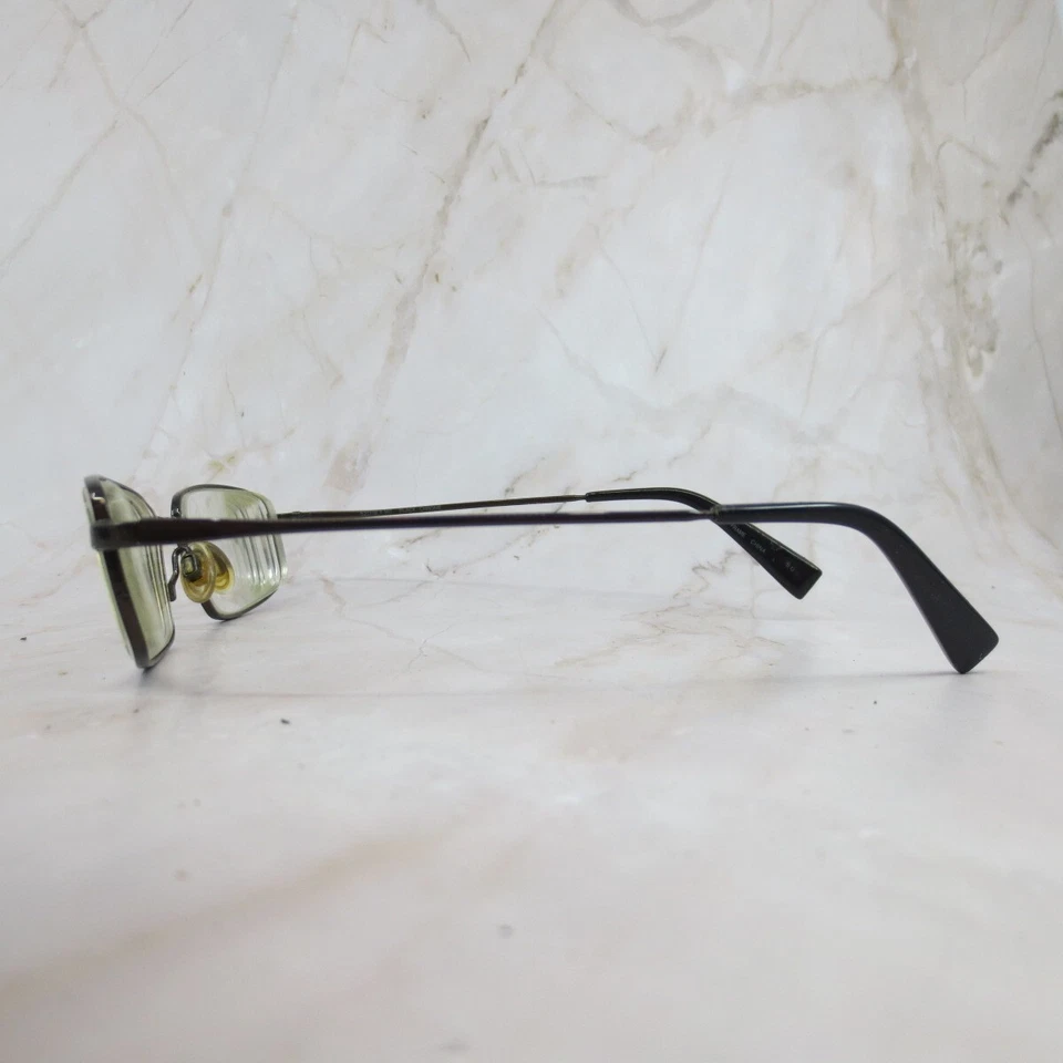 Flexon By Marchon Eyeglasses Frame Men's Black Chrome Full Rim Square 52-18-140 - Image 3 of 4