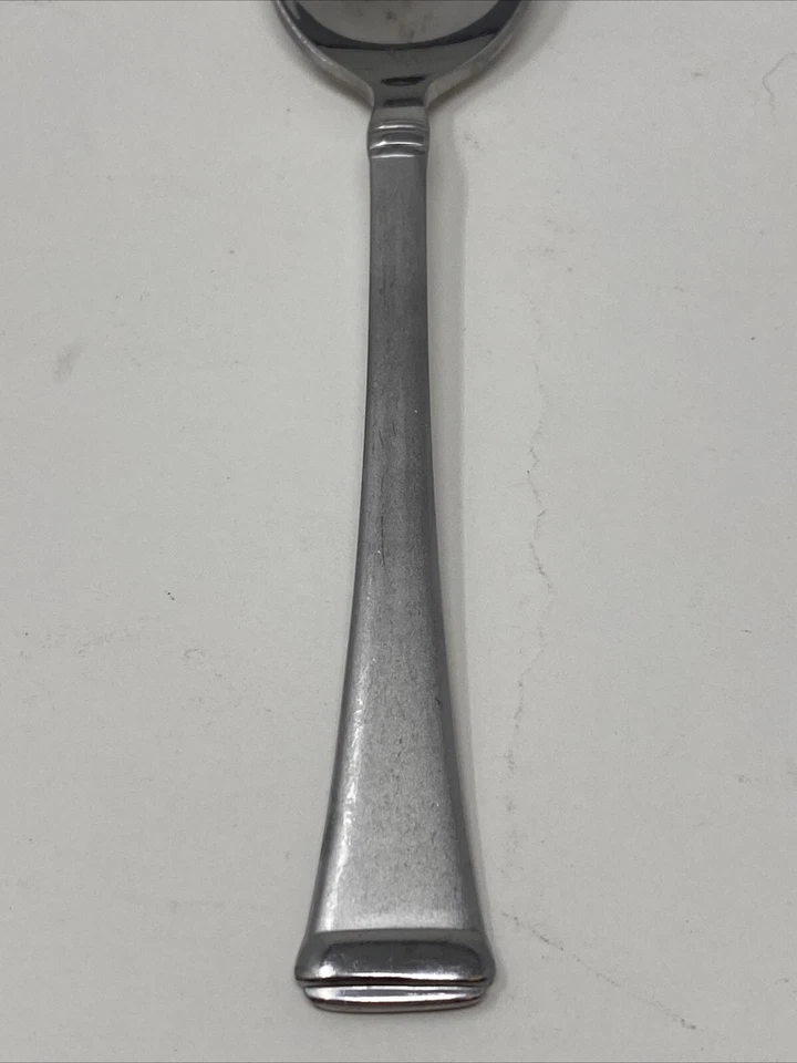 Juego de 6 cucharaditas Wallace Bennett satinado esmerilado acero inoxidable 6 3/8" cubiertos Foto 4 de 4