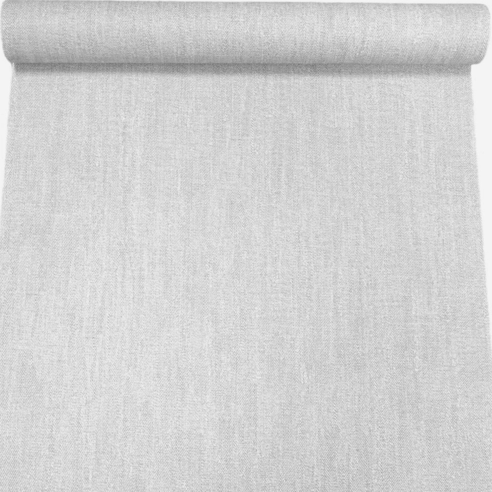 Plain Grey Linen Effect Wallpaper Slight Imperfect Textured Feature Living Room
