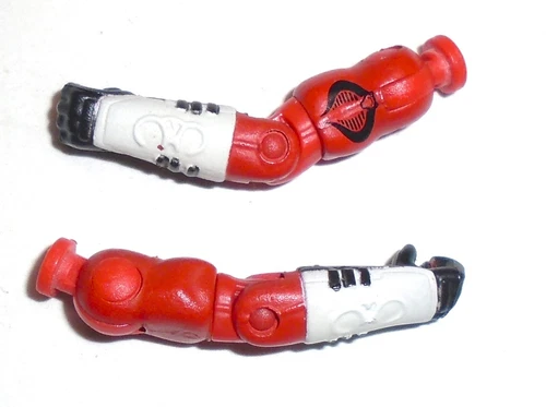 GI Joe Body Part  2005 Cobra Slash V1     Arm Set     C8.5 Very Good