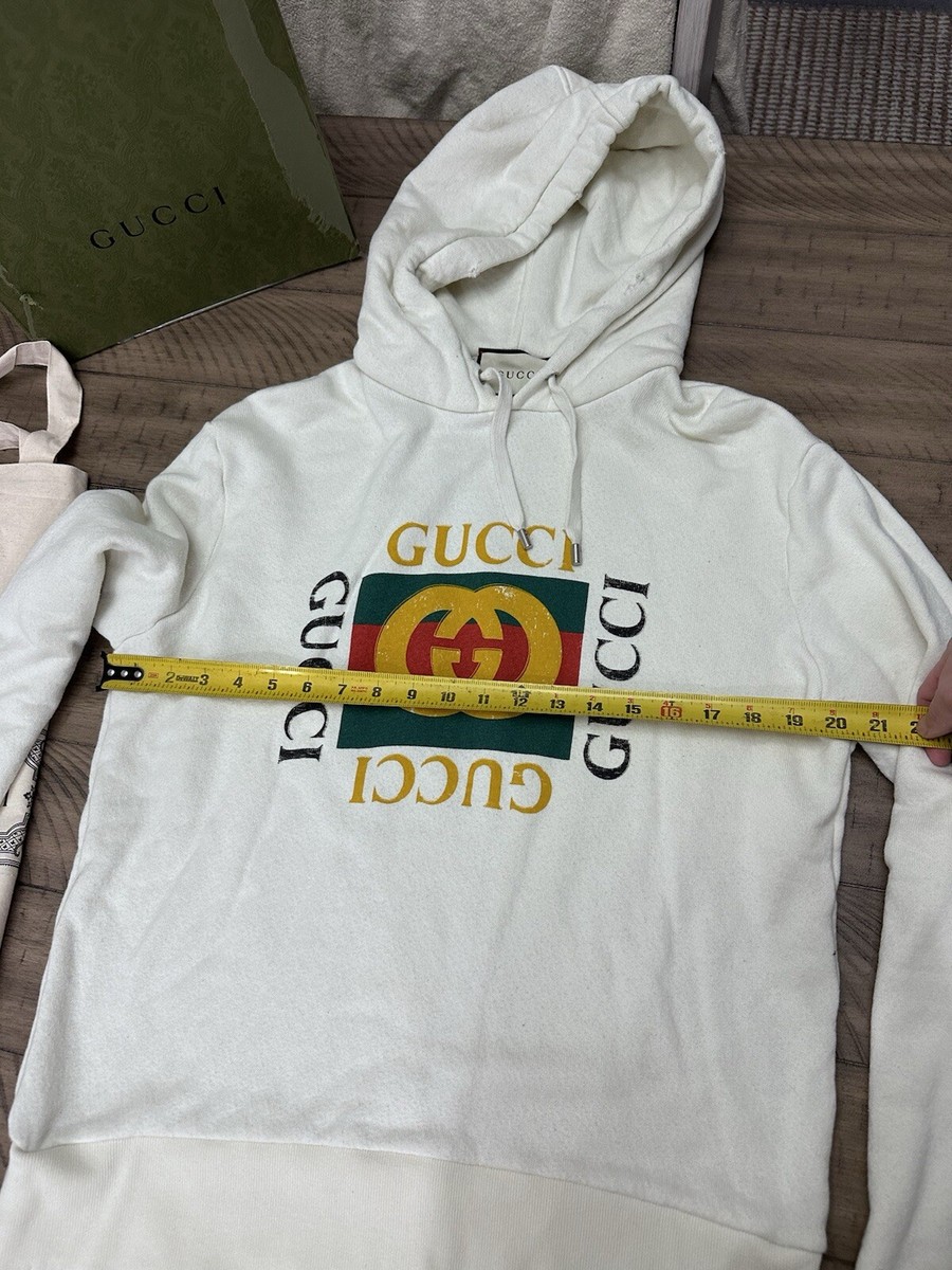 美品GUCCI ヴィンテージ 加工 オールド ロゴ プリント パーカー タグ付S s-l1200.jpg