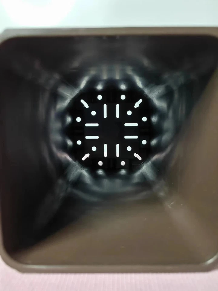 Maceta de resina arena púrpura imitación elemento chino Foto 3 de 4