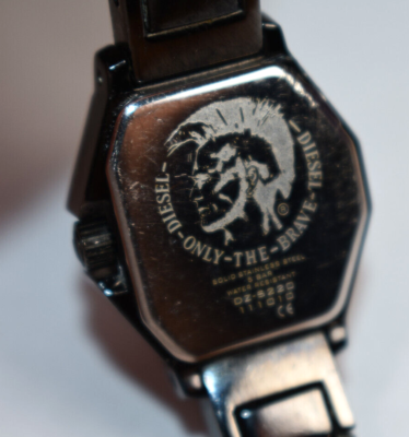 DIESEL 腕時計 DIESEL Women's PURPLE FACE Luxury WATCH DZ5220 Leather Band NEW