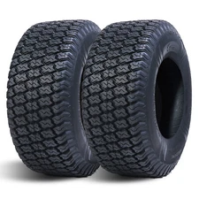15x6-6 Lawn Mower Tires Set of 2 Garden Tractor Heavy-Duty Turf Tire 15x6x6 4Ply