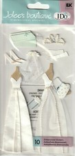 Jolee's Boutique I DO Collection Wedding Gown Theme 3D sticker 66093 FREE Ship 