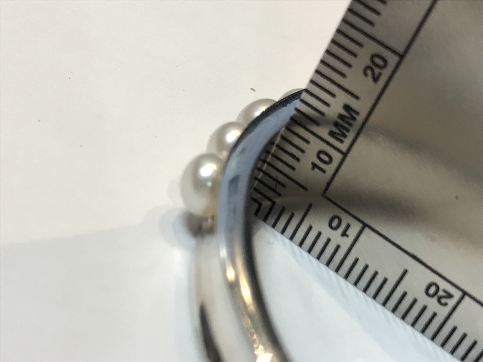 Stunning Sterling Silver Cable Cuff Bracelet Mark… - image 7