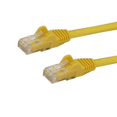 StarTech.com N6PATCH75YL cavo di rete Giallo 22,9 m Cat6 U/UTP [UTP] (75FT YELLO