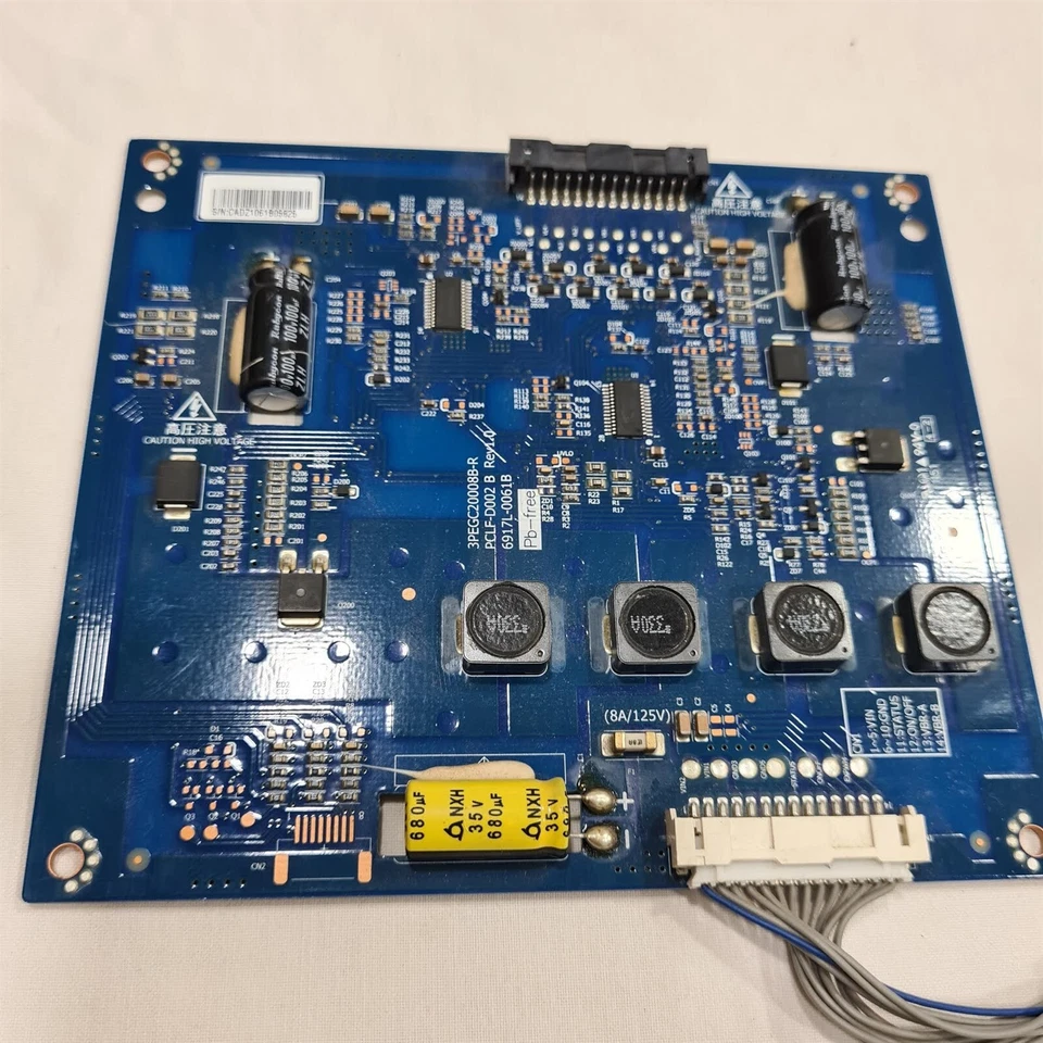 Placa inversora LCD N.M.: PCLF-D002 B Rev 1.0. Hecho en China Foto 2 de 4