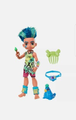 Cave Club Slate Doll (10-Inch) Prehistoric Fashion Doll With Dinosaur Pet NEW 