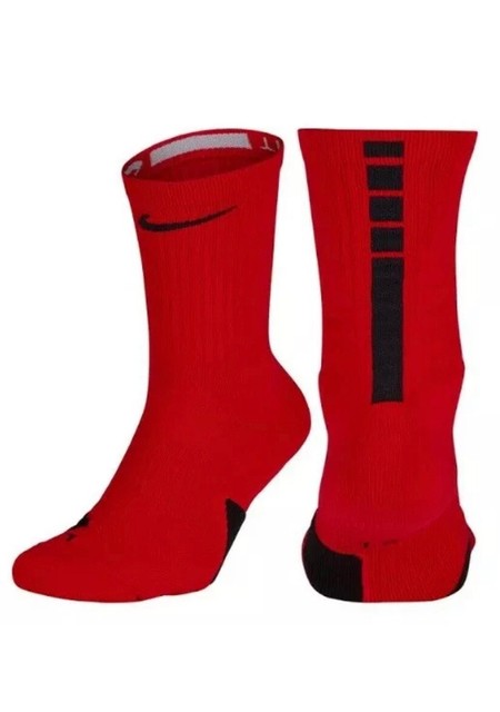 red nike elite socks