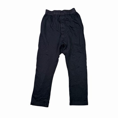 Rick Owens DRKSHDW Black Cotton Big Back Pockets Sweatpants Sz M