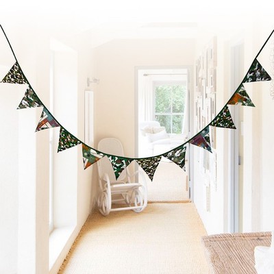3,2 m Tarnbuntdreieck Pennant Banner Girlande Hanging Dekoration