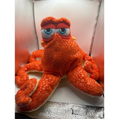 Finding Dory HANK THE OCTOPUS PLUSH Disney Store Nemo Pixar Red Orange 17 