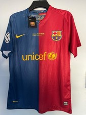 LIONEL MESSI CHAMPIONS LEAGUE FINAL 2009/10 BARCELONA LARGE ADULTS SHIRT