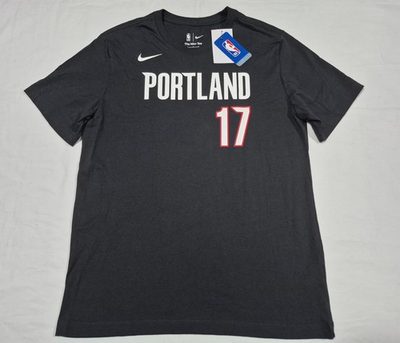 #ad Nike Mens Portland Trail Blazers Basketball The Nike Sharpe Tee DR6395 011 $20.99