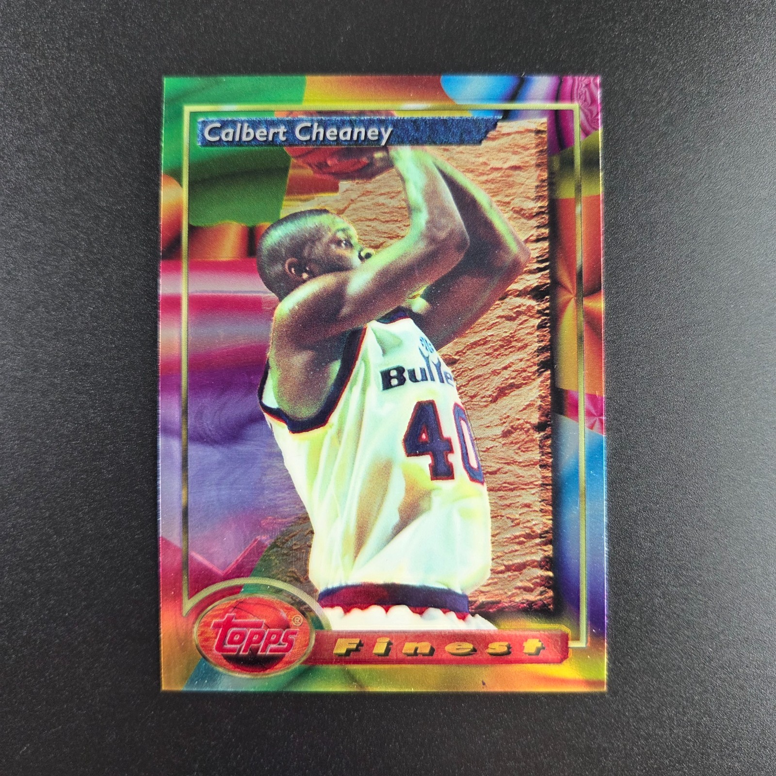 1993-94 Topps Finest Calbert Cheaney #84 (RC) Rookie Washington Bullets