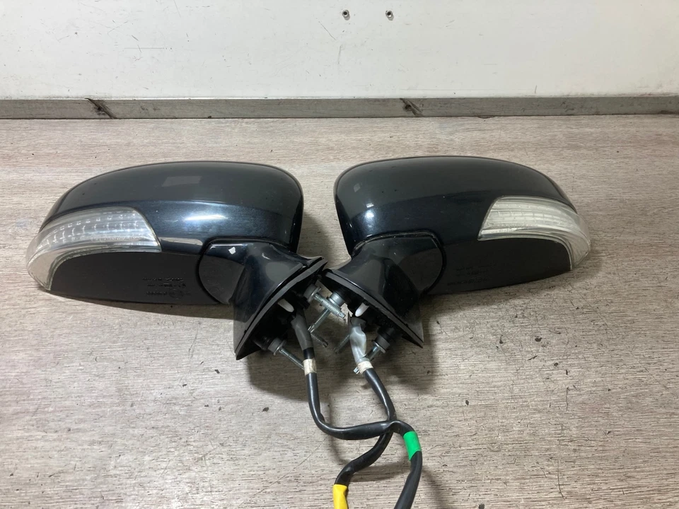 2011 TOYOTA AVENSIS ESTATE PASSENGER & DRIVER SIDE FRONT WING MIRRORS PAIR - Image 3 of 4