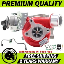 GEN1 High Flow Turbo Charger&Oil Feed Pipe For Mitsubishi Triton MR 4N15 2.4L