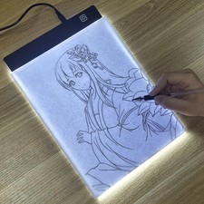 LED Drawing Pad 3 Brightness Dimmable Light Board Tracing Animation Art Painting