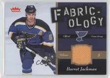 2006-07 Fleer Fabricology Barret Jackman #F-BJ 0f8