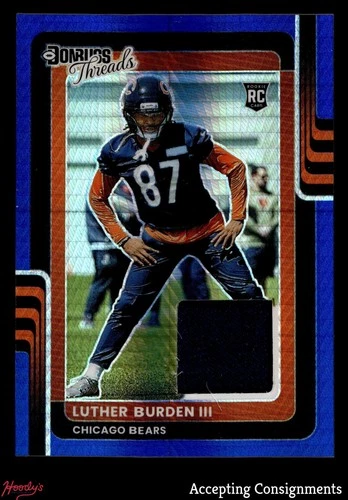 2025 Donruss Optic Luther Burden III Blue Hyper (RAW)