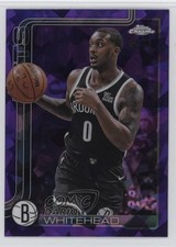 2025-26 Topps Chrome Sapphire Edition Purple 30/75 Dariq Whitehead #91 13ql