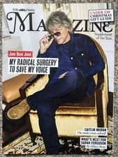 TIMES MAGAZINE JON BON JOVI COVER NEW 8th NOV 2025 KEMP FERGUSON BARNET COUTINHO