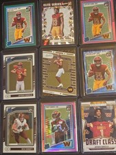 Washington Commanders Redskins Rookie Lot 9-Card Sinnott Daniels Lane Amos RC