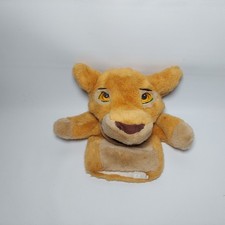 Vintage Walt Disney The Lion King Simba Hand Puppet 10" Plush Stuffed Animal
