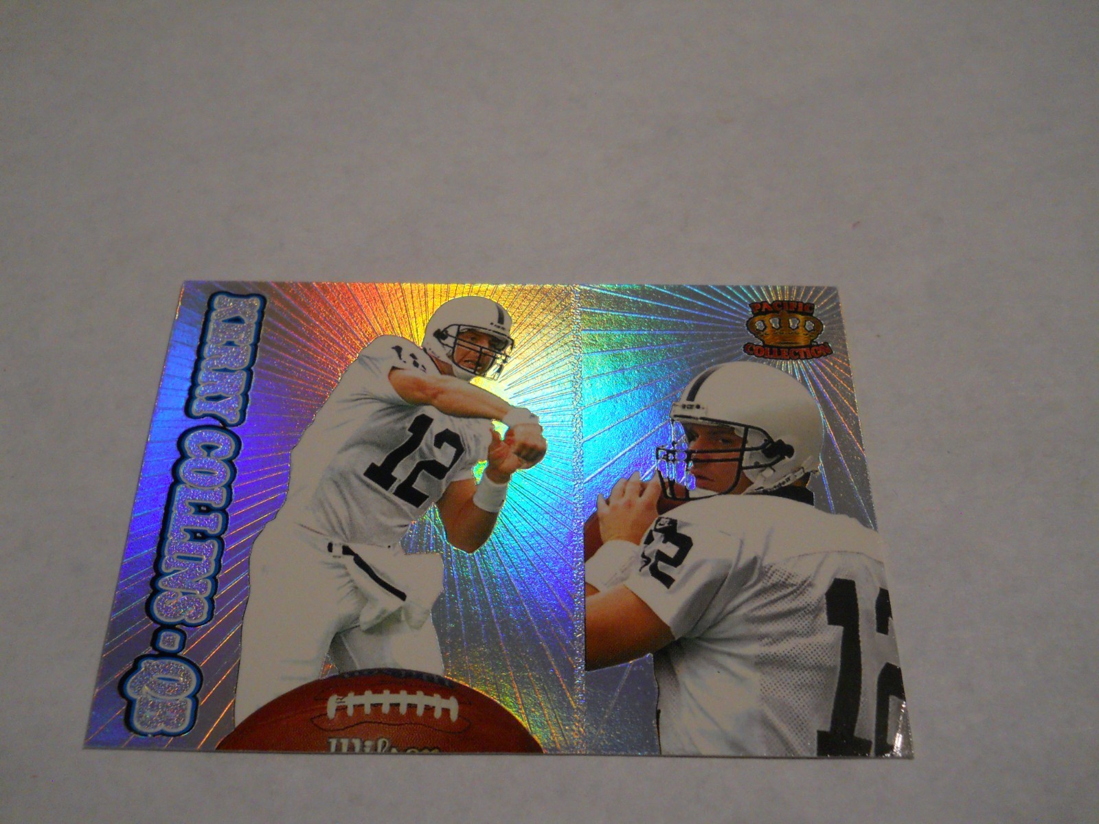 KERRY COLLINS ROOKIE CARD CAROLINA PANTHERS 1995 PACIFIC PRISMS