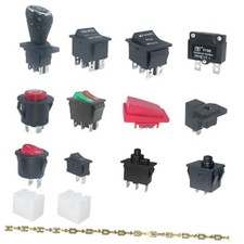 14PCS Set of Switch Kit for Power Wheels Kid's Ride on Toys Replacement Parts,