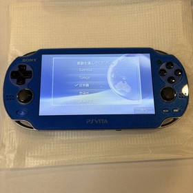 Mint SONY Playstation PS Vita PCH-1100 Console Sapphire Blue