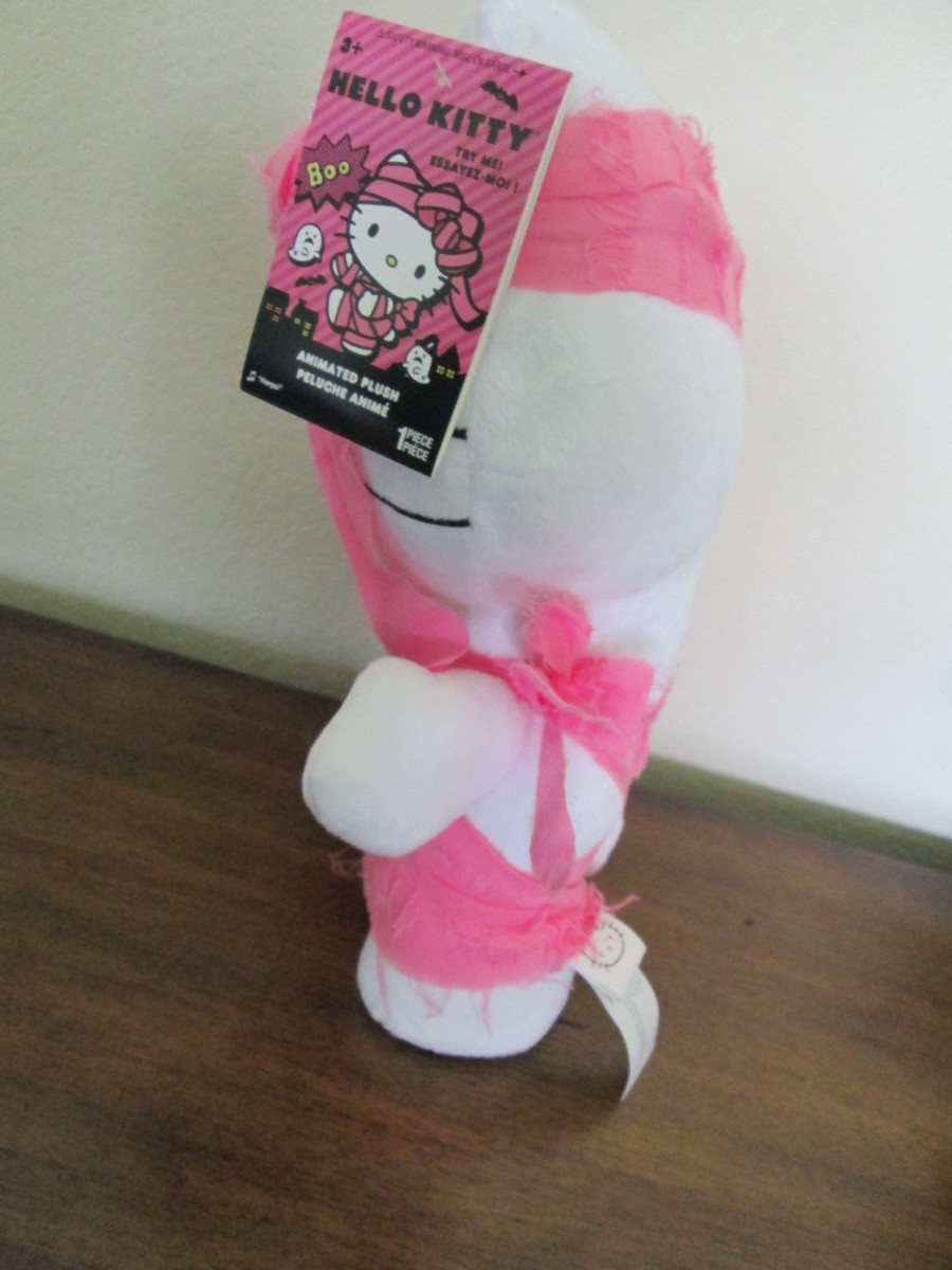 HELLO KITTY Halloween Mummy 12” Pink 2025 Animated Plush