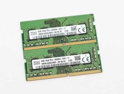 SK Hynix 16GB (2x 8GB) DDR4 3200MHZ SO-DIMM 260-Pin Laptop RAM HMA81GS6DJR8N-XN